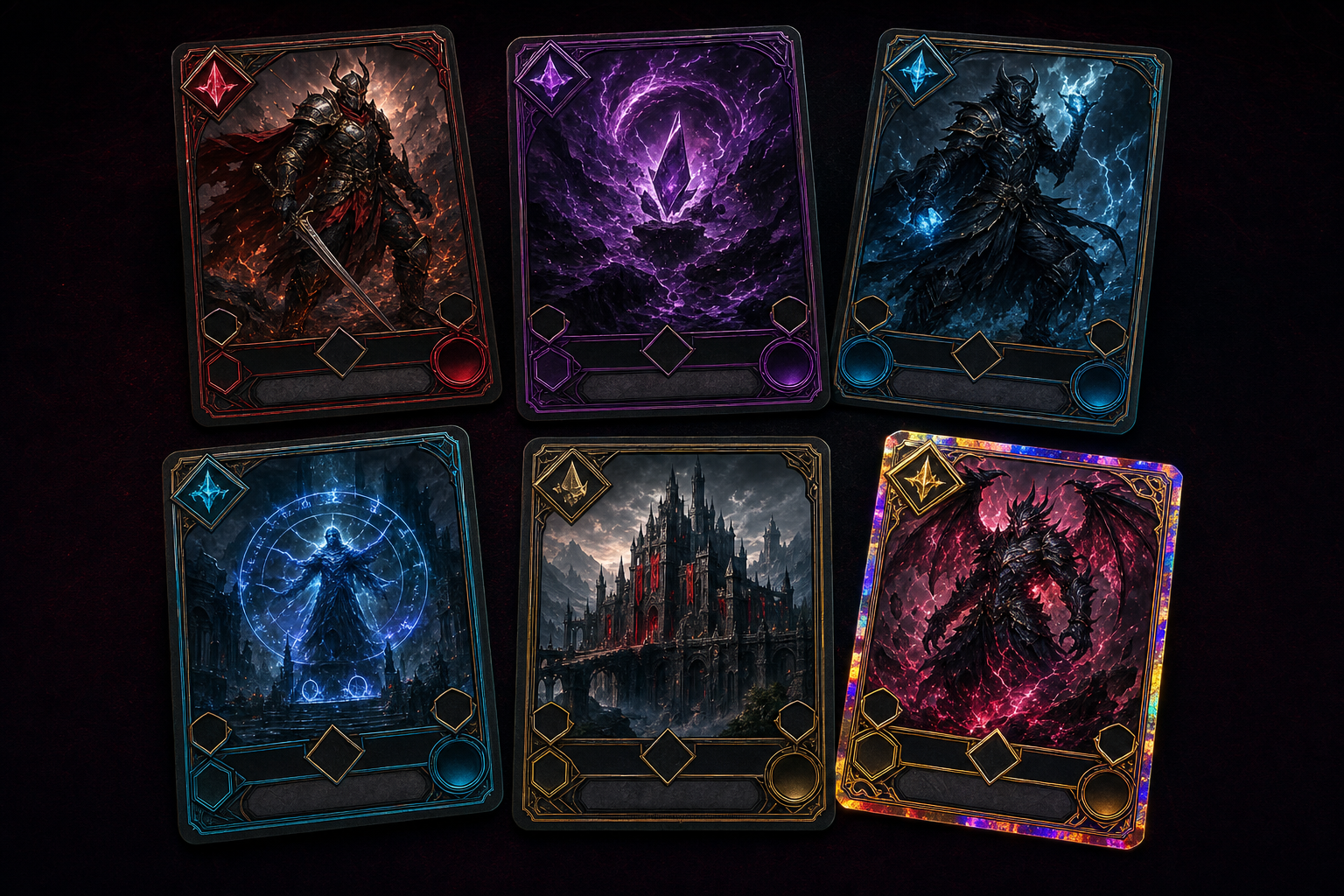 Blackfall sample trading card gallery concept art